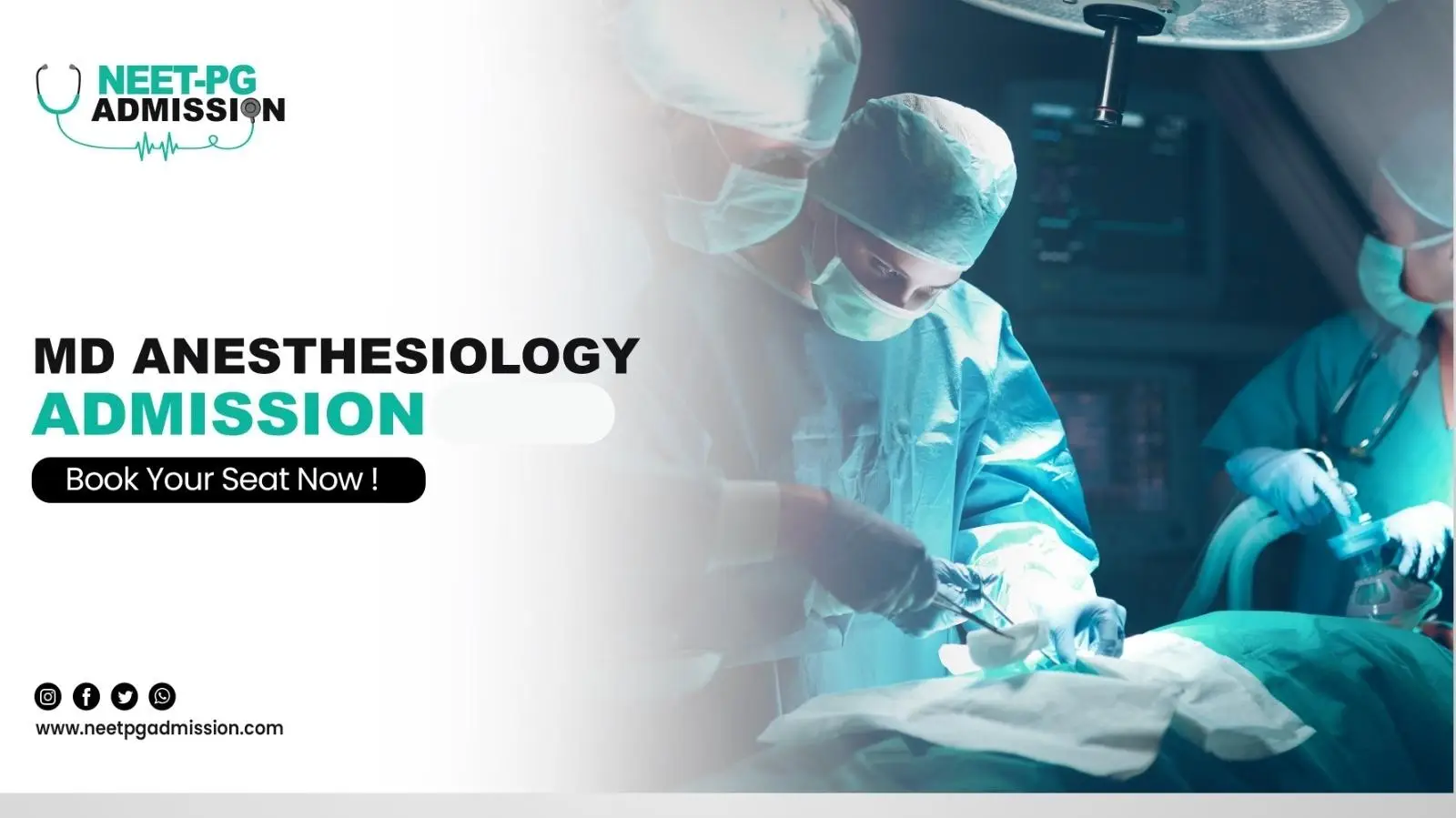 MD Anesthesiology Direct Admission 2024