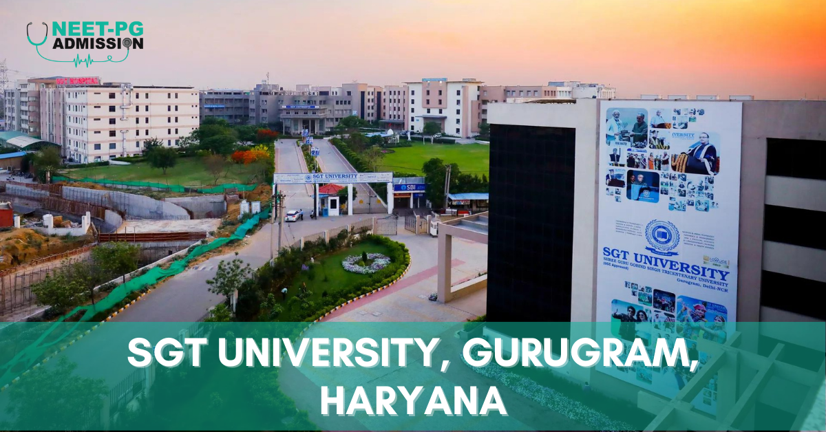 SGT University Gurugram Fees Cutoff MD MS Admission 2024