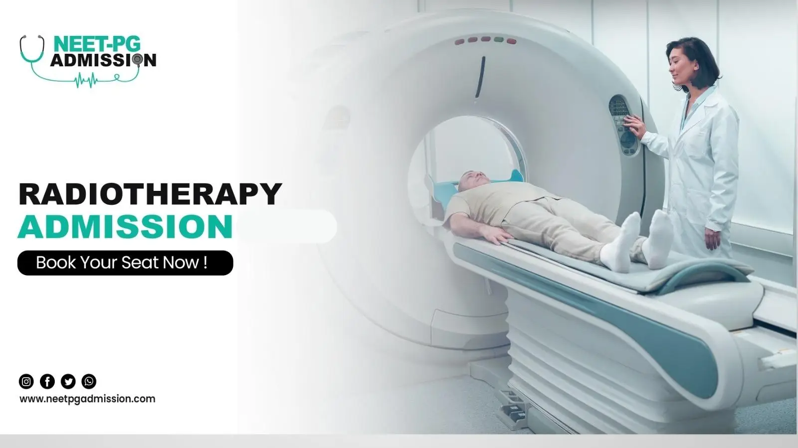 MD Radiotherapy Direct Admissions 2024