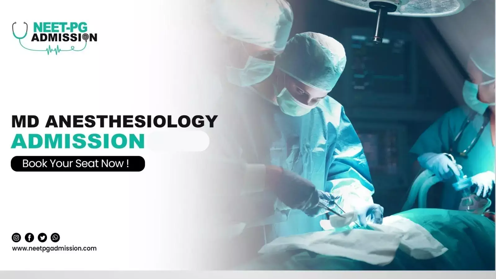 MD Anesthesiology Direct Admission 2025