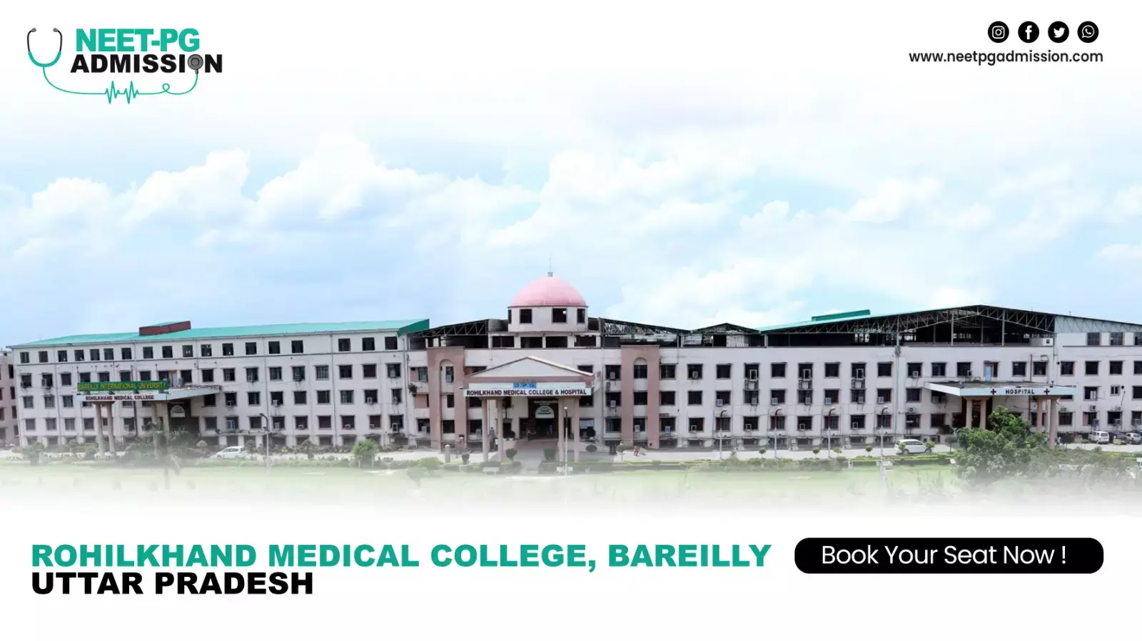 MD Ms Direct Admission Rohilkhand Medical College 2025